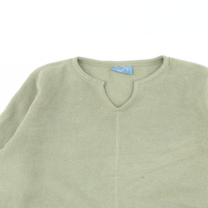 PSL Womens Green  Fleece Pullover Jumper Size 14