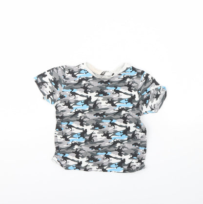 Additional front view of Pep&Co boys’ multicoloured camouflage basic t-shirt, size 2, years