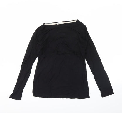 Womens UK Size S Small show Black Basic T-Shirt