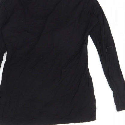 Womens UK Size S Small show Black Basic T-Shirt