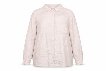 Womens UK Size 18 Bonmarche Pink Basic Button-Up