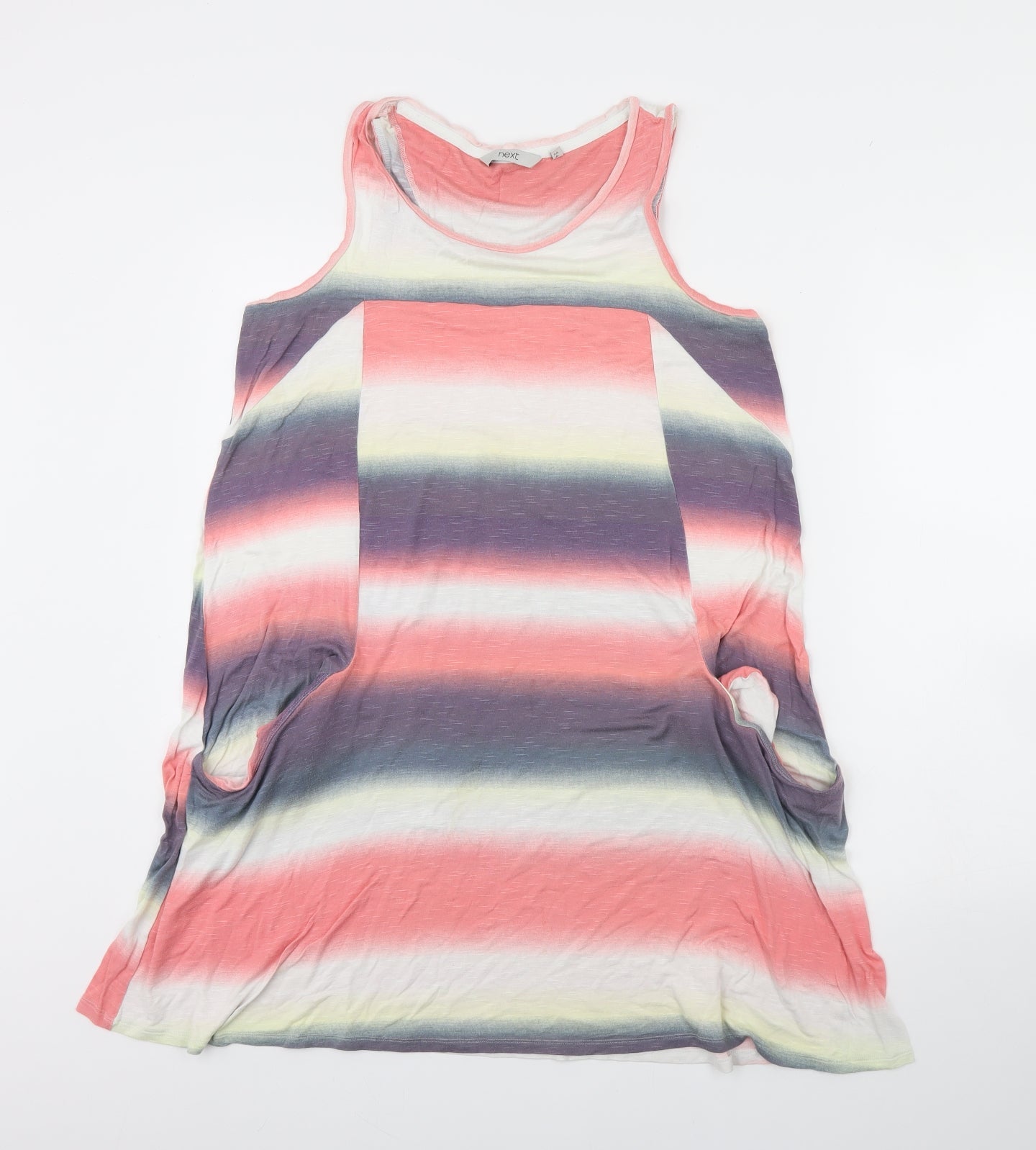 NEXT Womens White Striped  Shift  Size 12