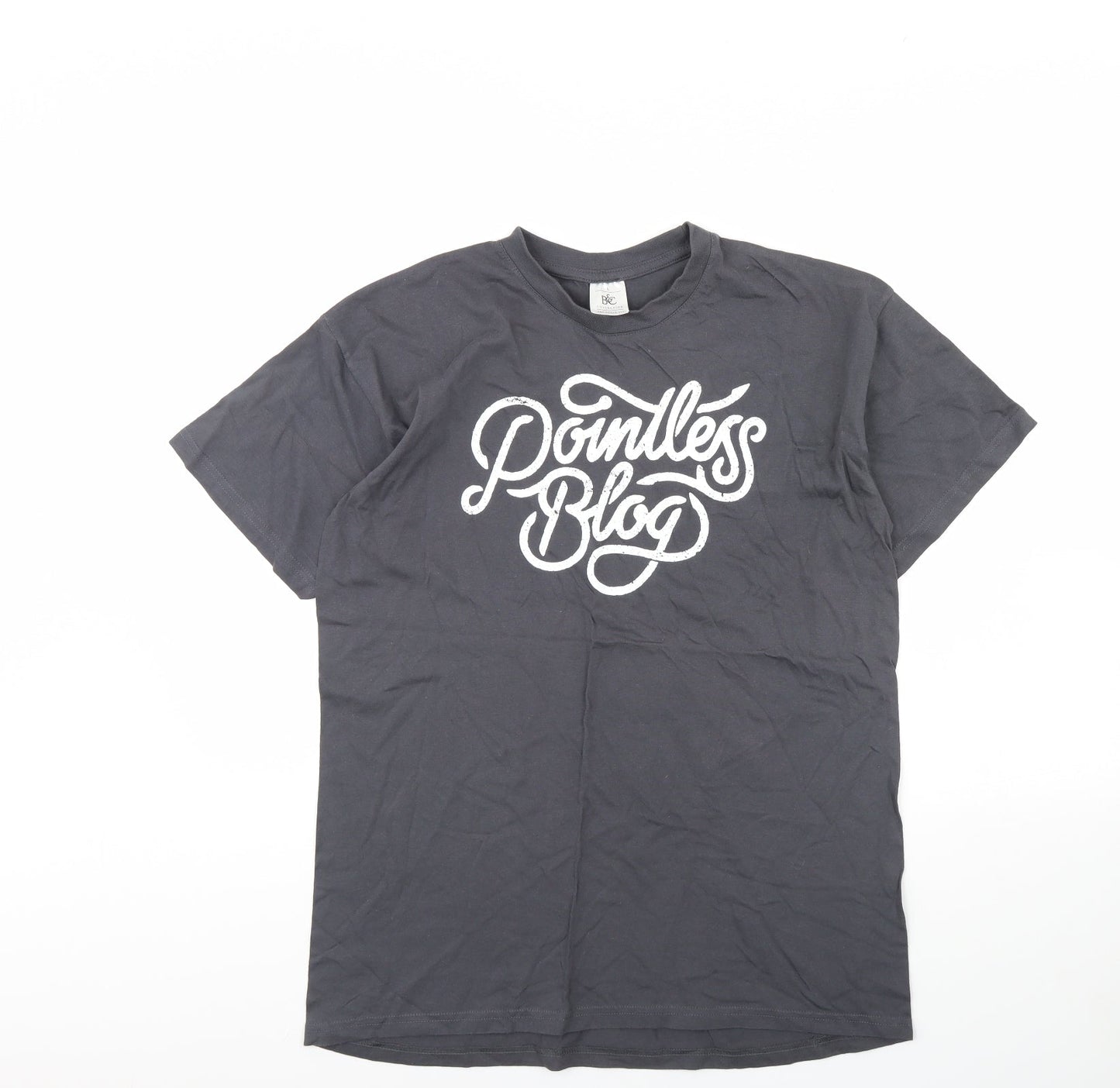 Mens UK Size L BC Collection Grey  T-Shirt