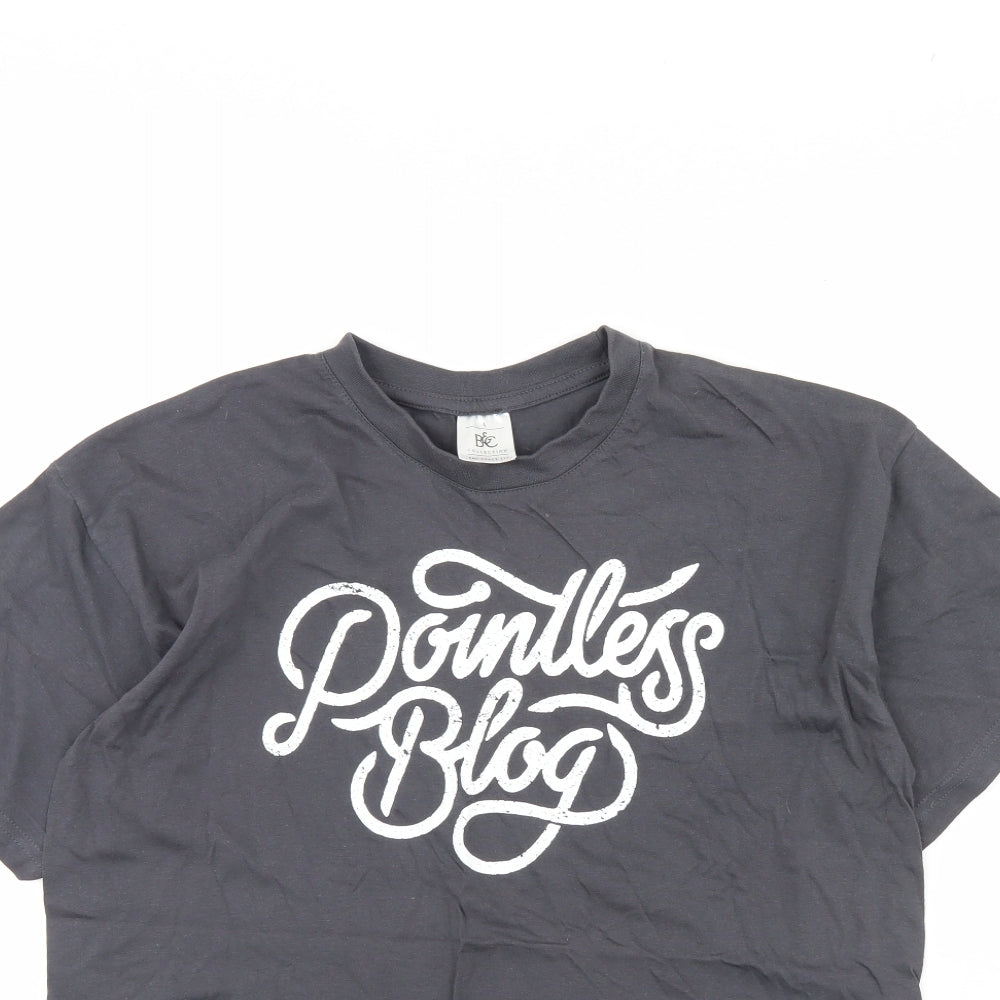 Mens UK Size L BC Collection Grey  T-Shirt