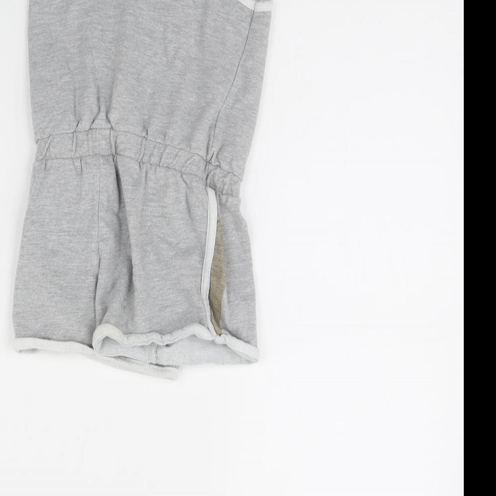 pep & Co Girls Grey   Playsuit One-Piece Size 7 Years