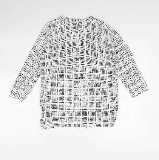 Womens UK Size 12 NEXT White Pullover Jumper