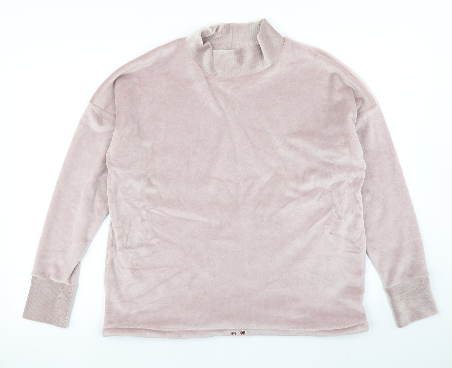 M&S Womens Pink Solid  Top Pyjama Top Size 10