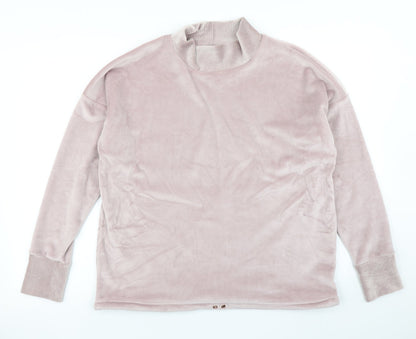 M&S Womens Pink Solid  Top Pyjama Top Size 10
