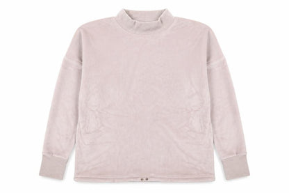 Front view of Marks & Spencer women’s pink solid top pyjama top, size UK 10