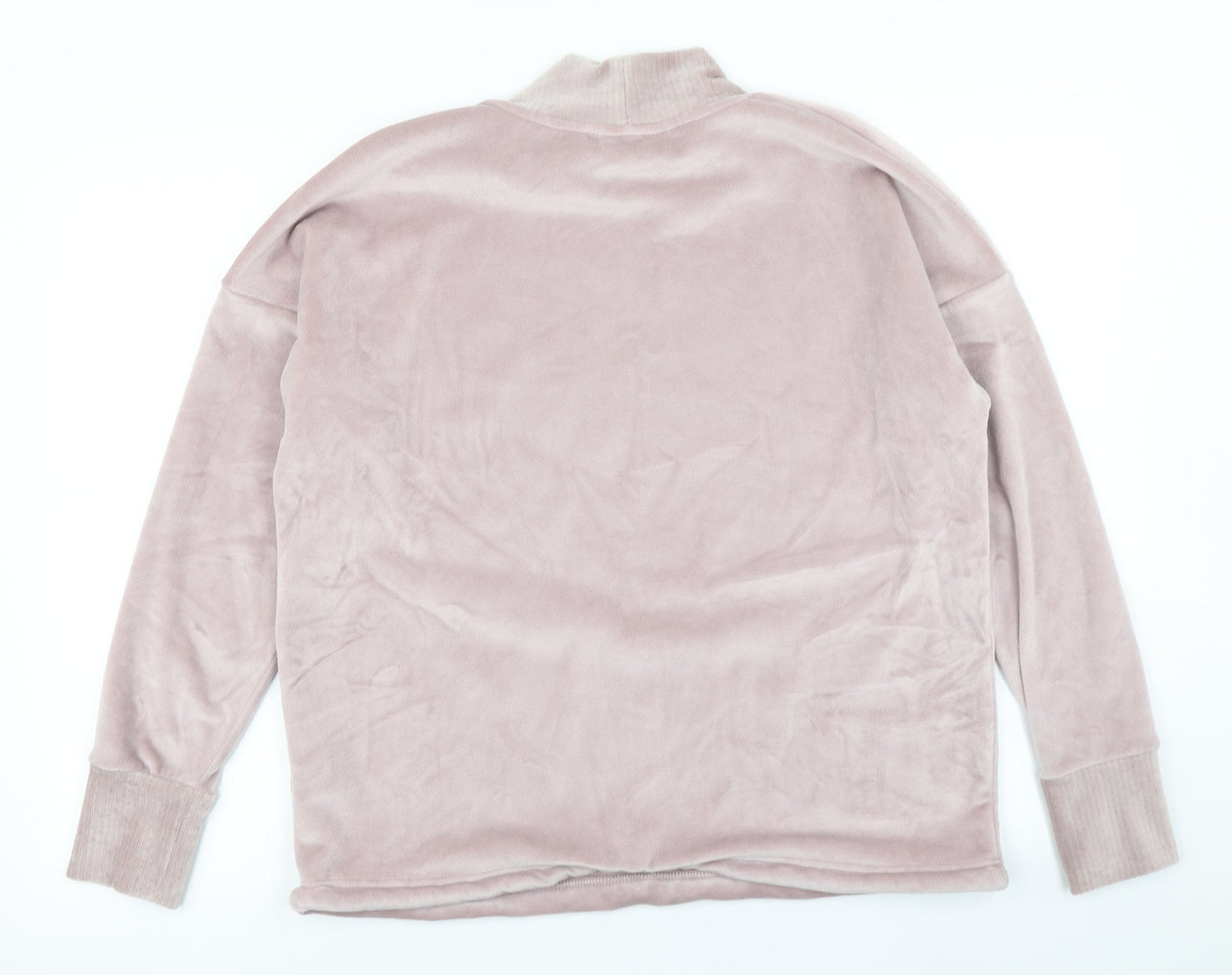 M&S Womens Pink Solid  Top Pyjama Top Size 10