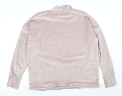 M&S Womens Pink Solid  Top Pyjama Top Size 10