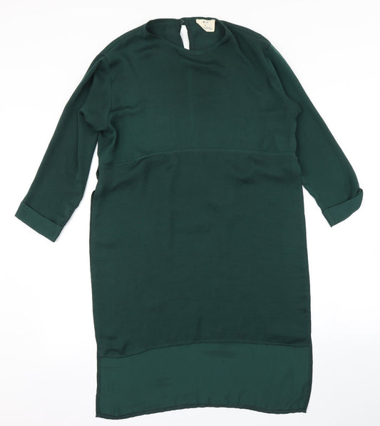 Womens UK Size S Pins and Needles Green Basic Blouse