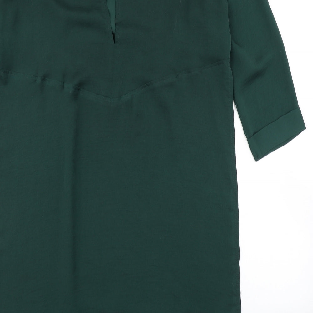 Womens UK Size S Pins and Needles Green Basic Blouse