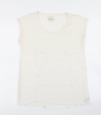 Womens UK Size 8 NEXT White Basic Tank