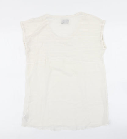 Womens UK Size 8 NEXT White Basic Tank