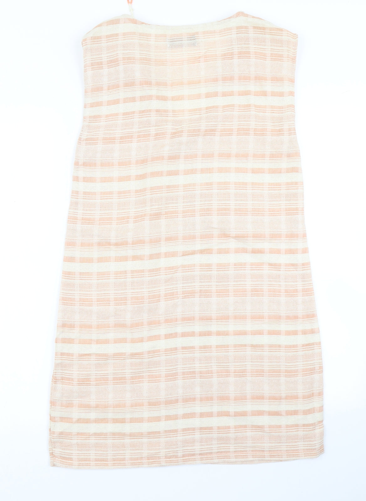 Danity Womens Orange Striped  A-Line  Size S