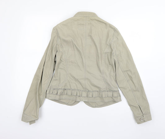 Womens UK Size 12 Debenhams Beige Overcoat