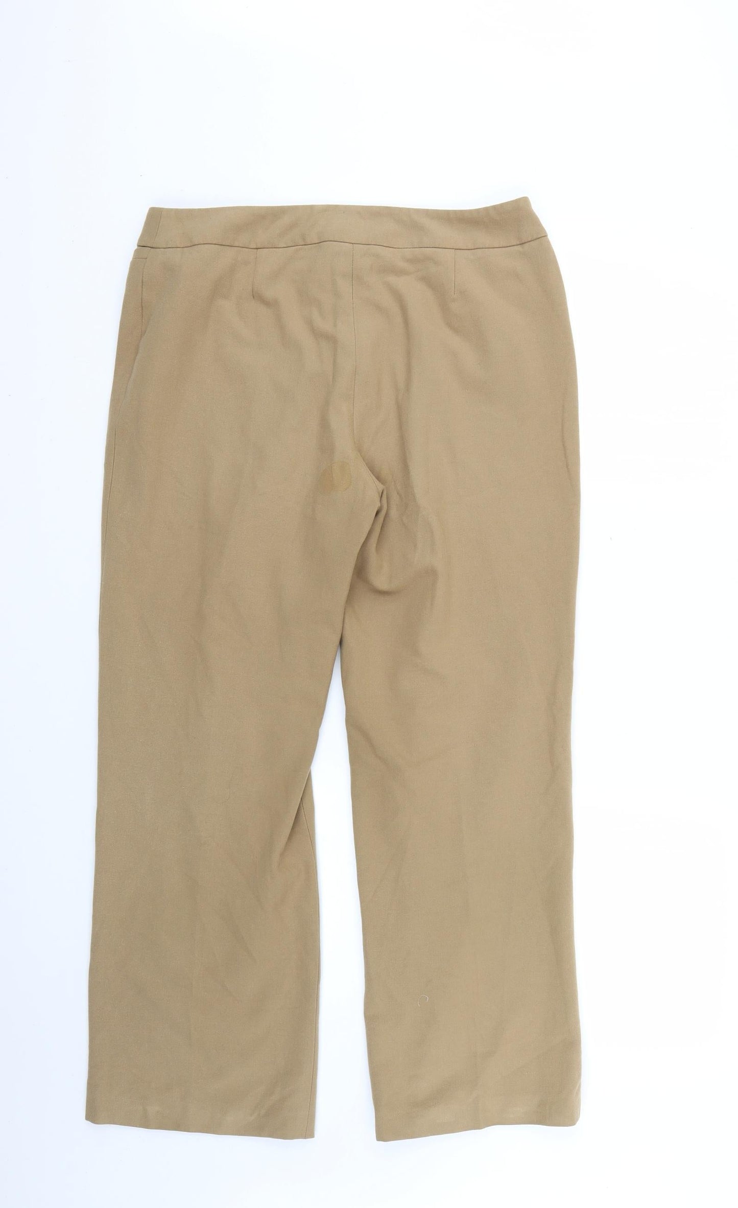 cc petite Womens Brown   Trousers  Size 12 L25 in