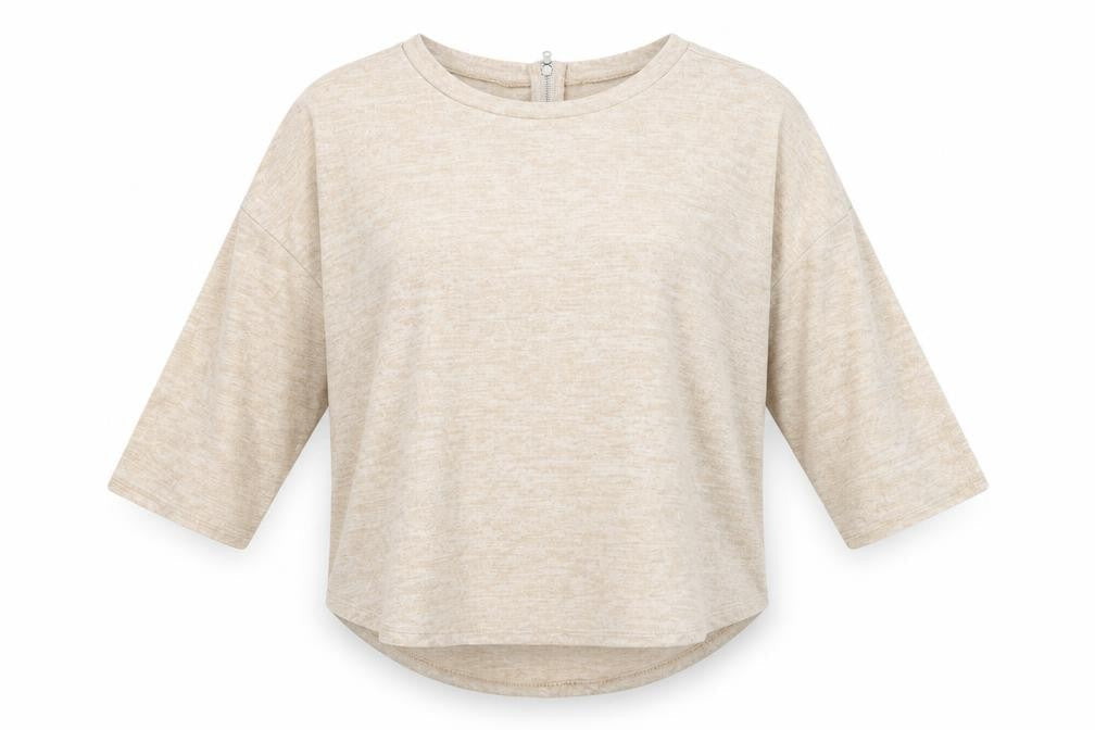 Womens UK Size 10 Primark Beige Pullover Jumper