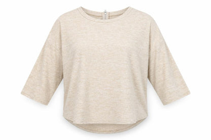 Womens UK Size 10 Primark Beige Pullover Jumper