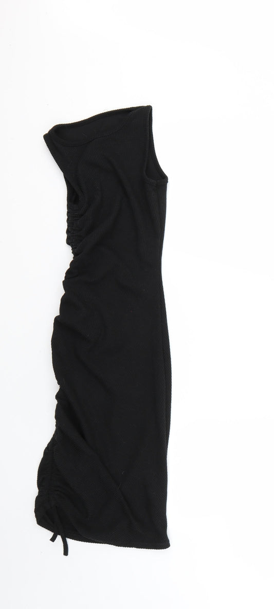 PRETTYLITTLETHING Womens Black   Bodycon  Size 4