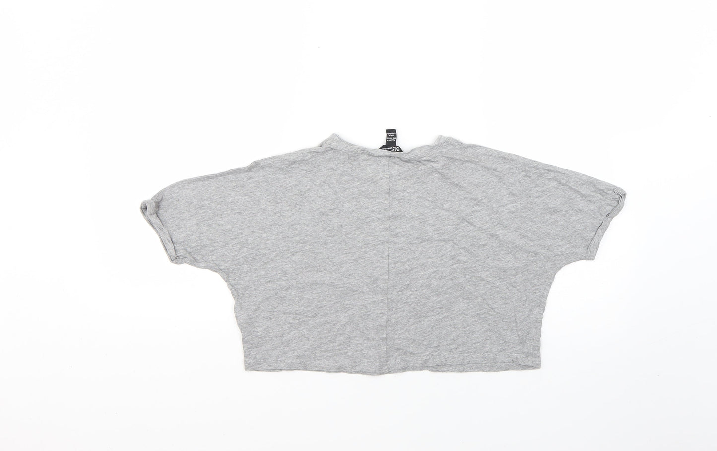 New Look Girls Grey   Basic T-Shirt Size 10-11 Years
