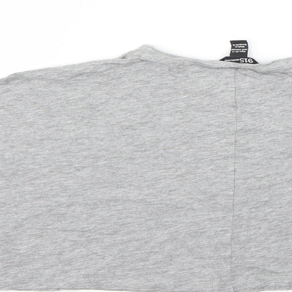 New Look Girls Grey   Basic T-Shirt Size 10-11 Years