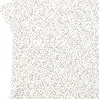 Primark Womens Multicoloured Animal Print  Basic T-Shirt Size 4