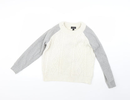 Womens UK Size 6 Topshop Multicoloured Pullover Jumper
