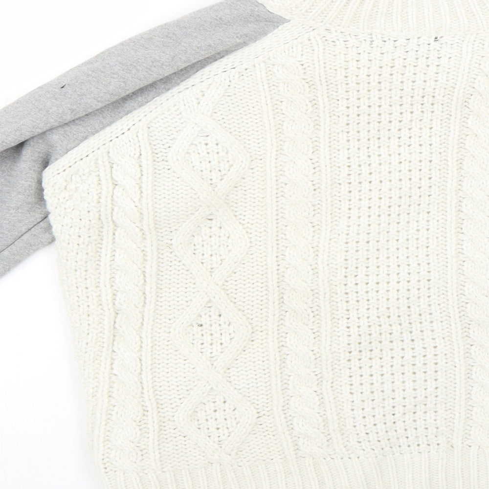 Womens UK Size 6 Topshop Multicoloured Pullover Jumper