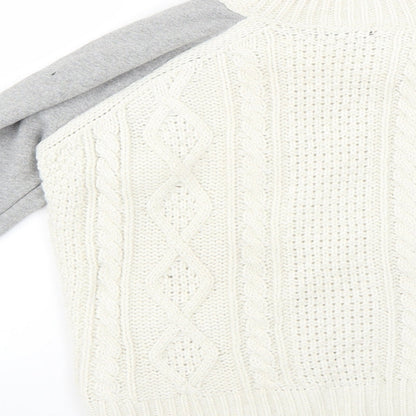 Womens UK Size 6 Topshop Multicoloured Pullover Jumper