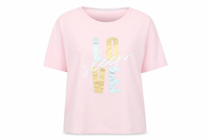 Womens UK Size 12 George Pink Basic T-Shirt