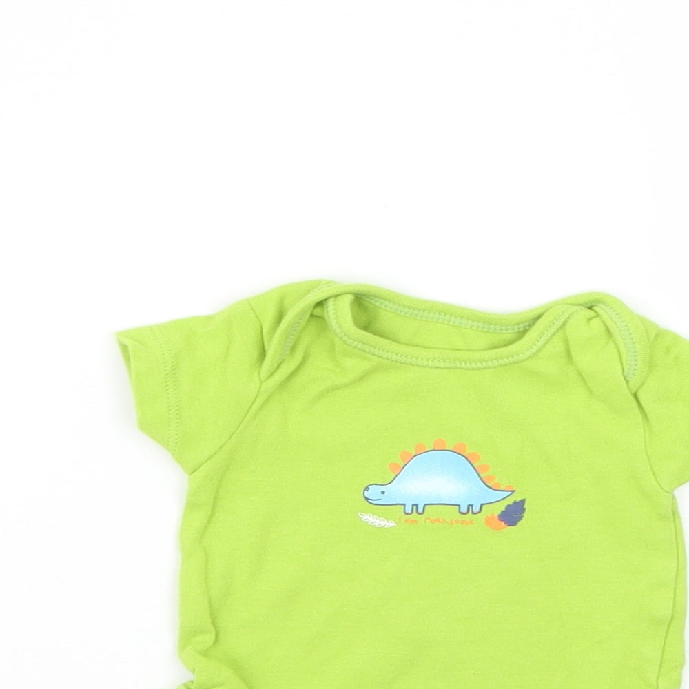 George Baby Green   Babygrow One-Piece Size 12 Months