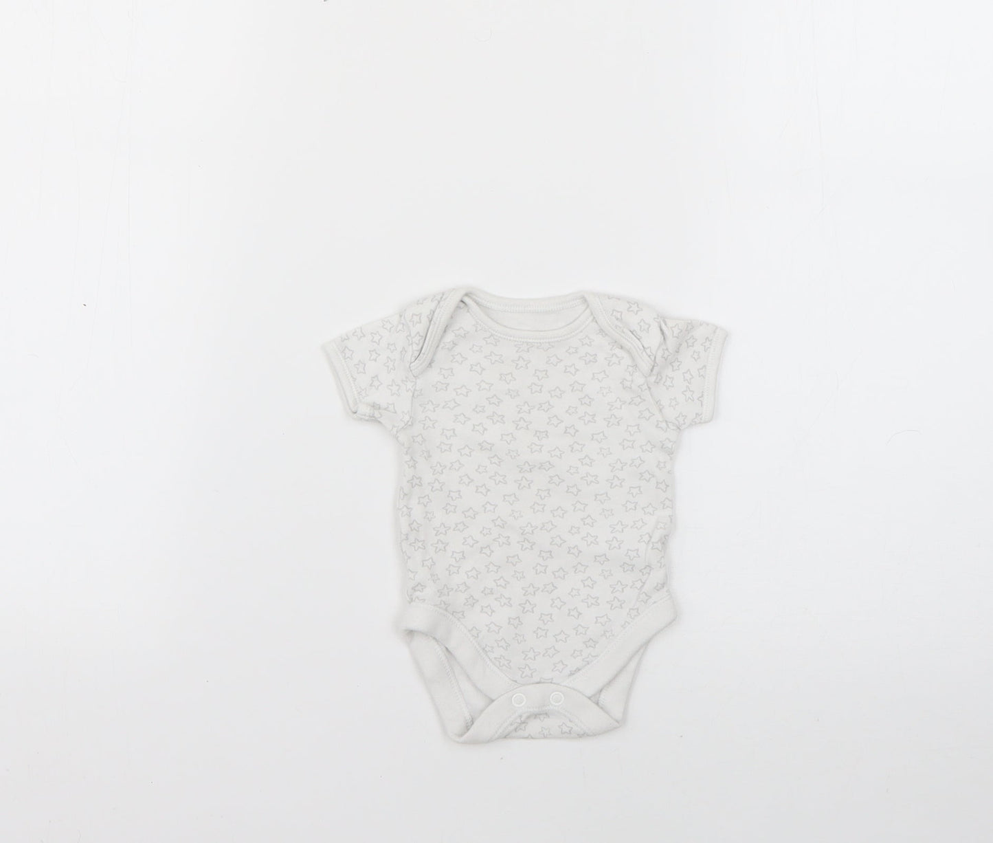 George  White Geometric  Babygrow One-Piece Size 0-3 Months