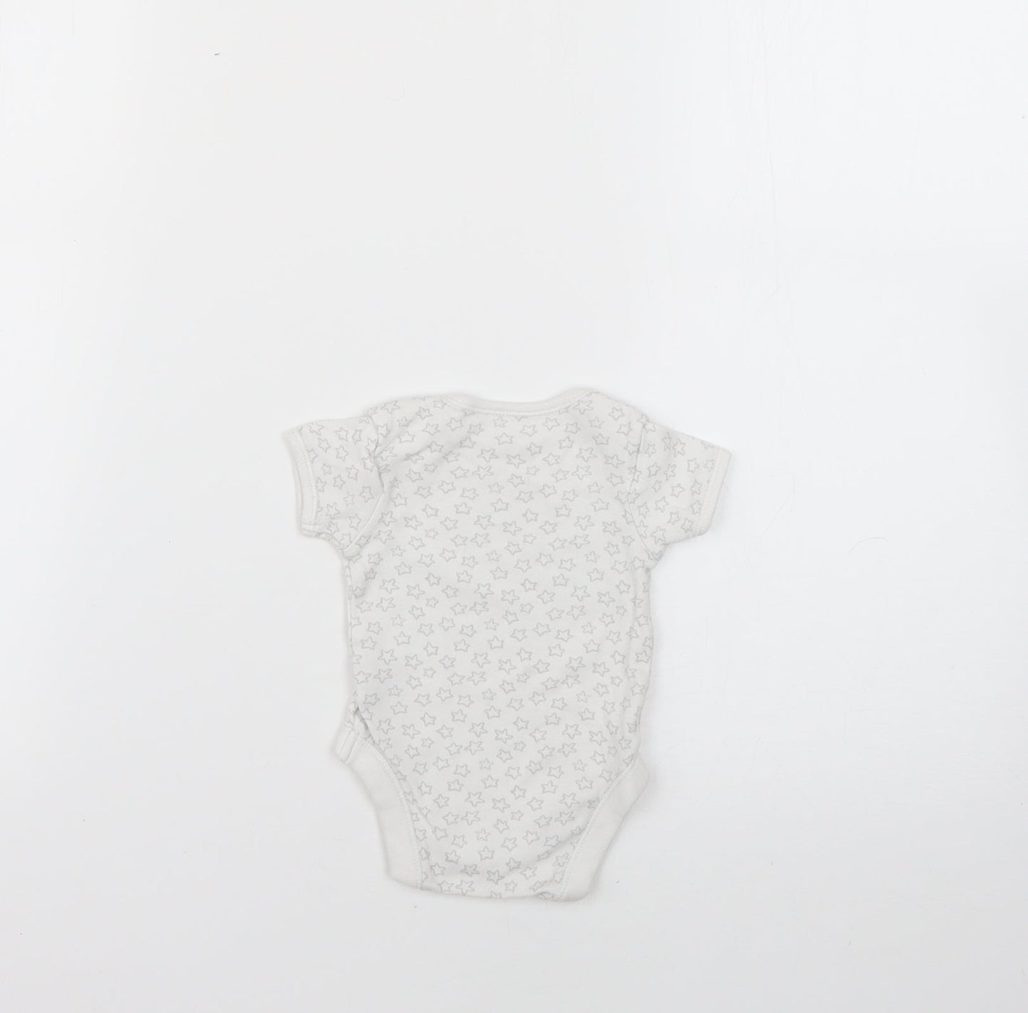 George  White Geometric  Babygrow One-Piece Size 0-3 Months