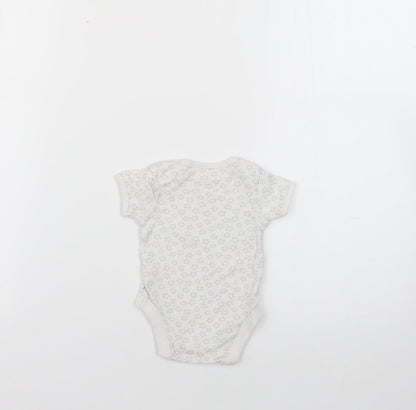George  White Geometric  Babygrow One-Piece Size 0-3 Months