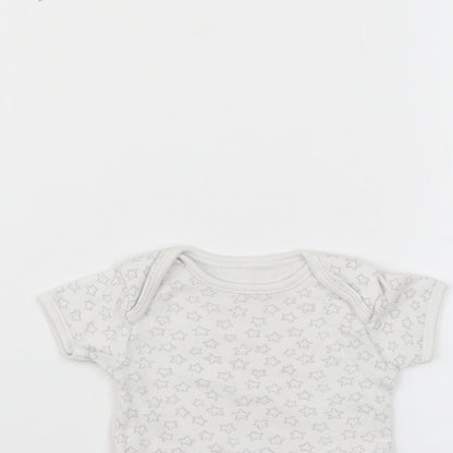 George  White Geometric  Babygrow One-Piece Size 0-3 Months