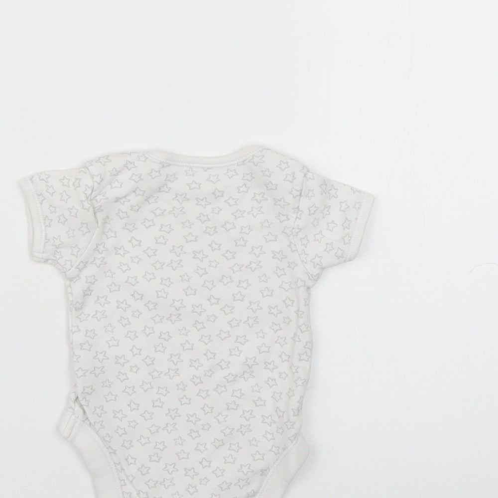 George  White Geometric  Babygrow One-Piece Size 0-3 Months