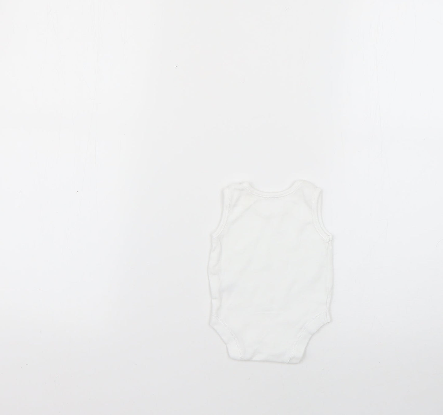 George Baby White   Babygrow One-Piece Size Newborn