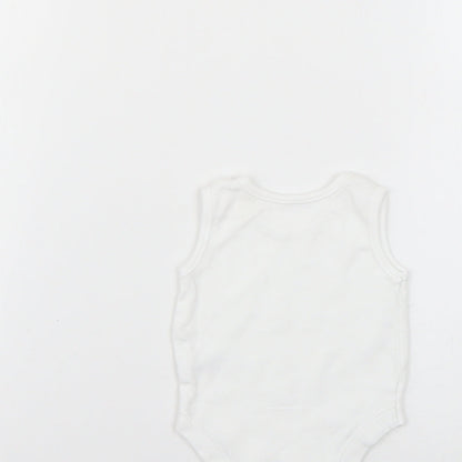 George Baby White   Babygrow One-Piece Size Newborn