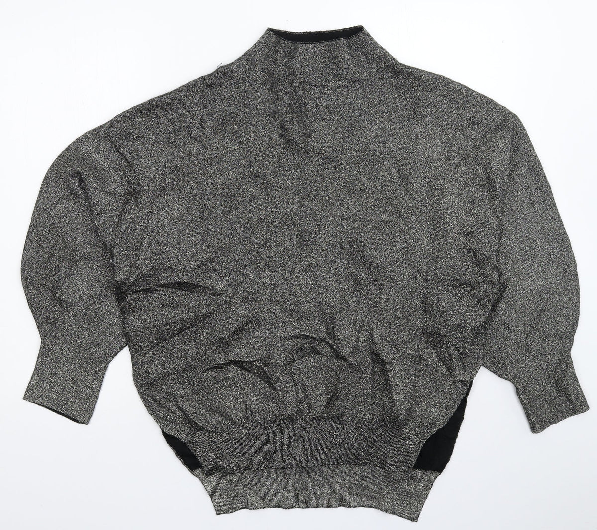 Womens UK Size S H&M Silver Pullover Jumper