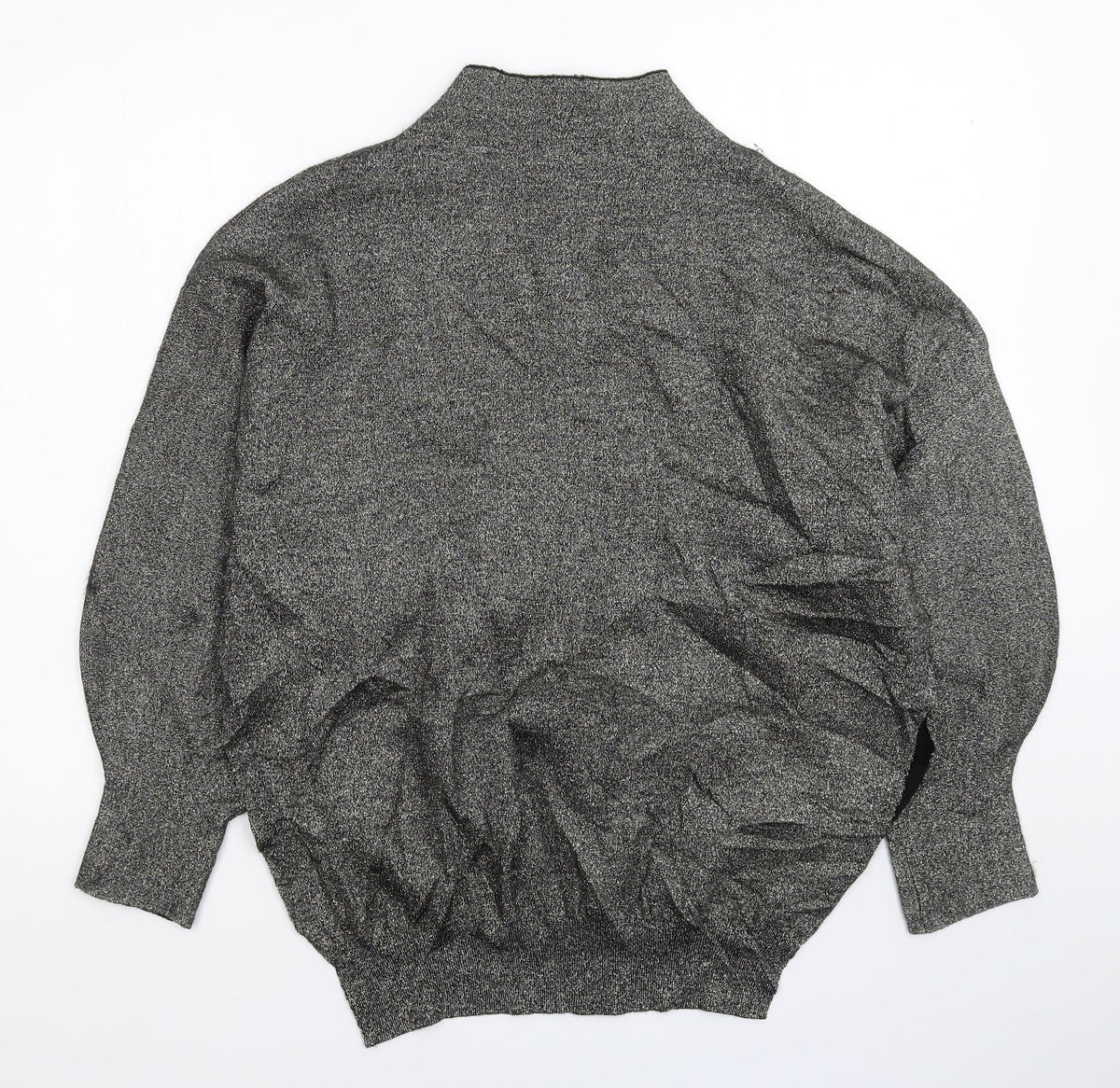 Womens UK Size S H&M Silver Pullover Jumper