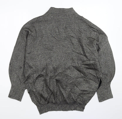 Womens UK Size S H&M Silver Pullover Jumper