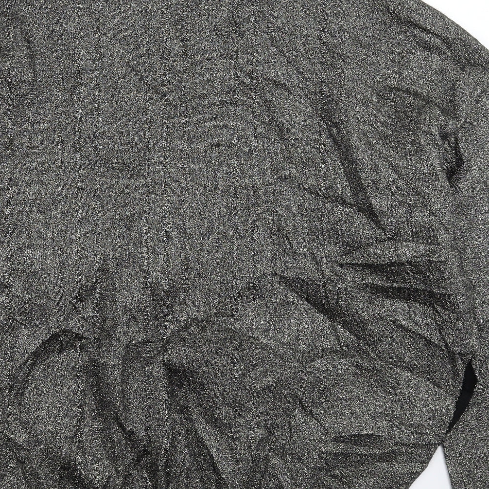 Womens UK Size S H&M Silver Pullover Jumper