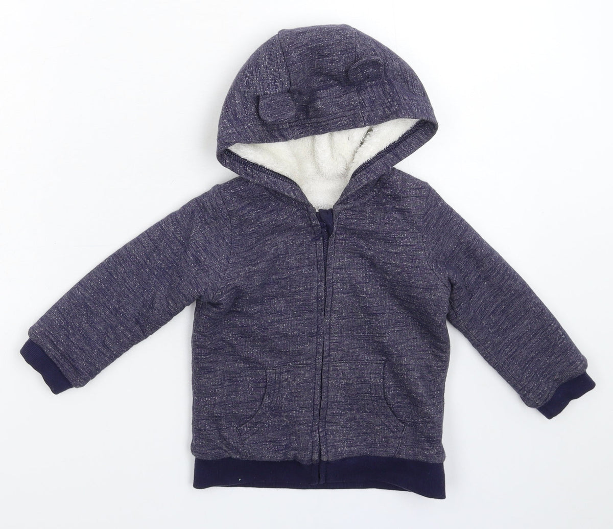Additional front view of George Baby Blue Jacket, size 12, Months