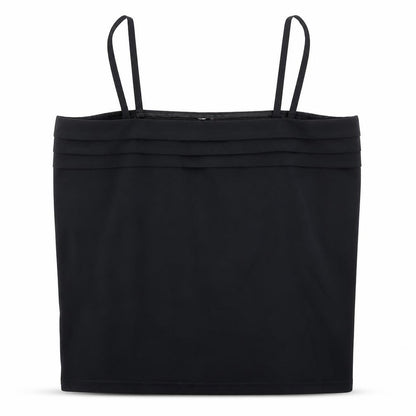 Womens UK Size L Preworn Black Basic Tank
