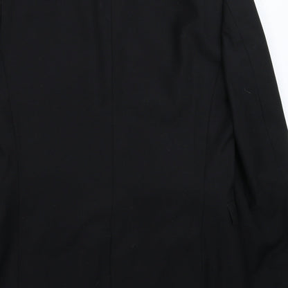 Butler & Webb Mens Black   Jacket Suit Jacket Size 38