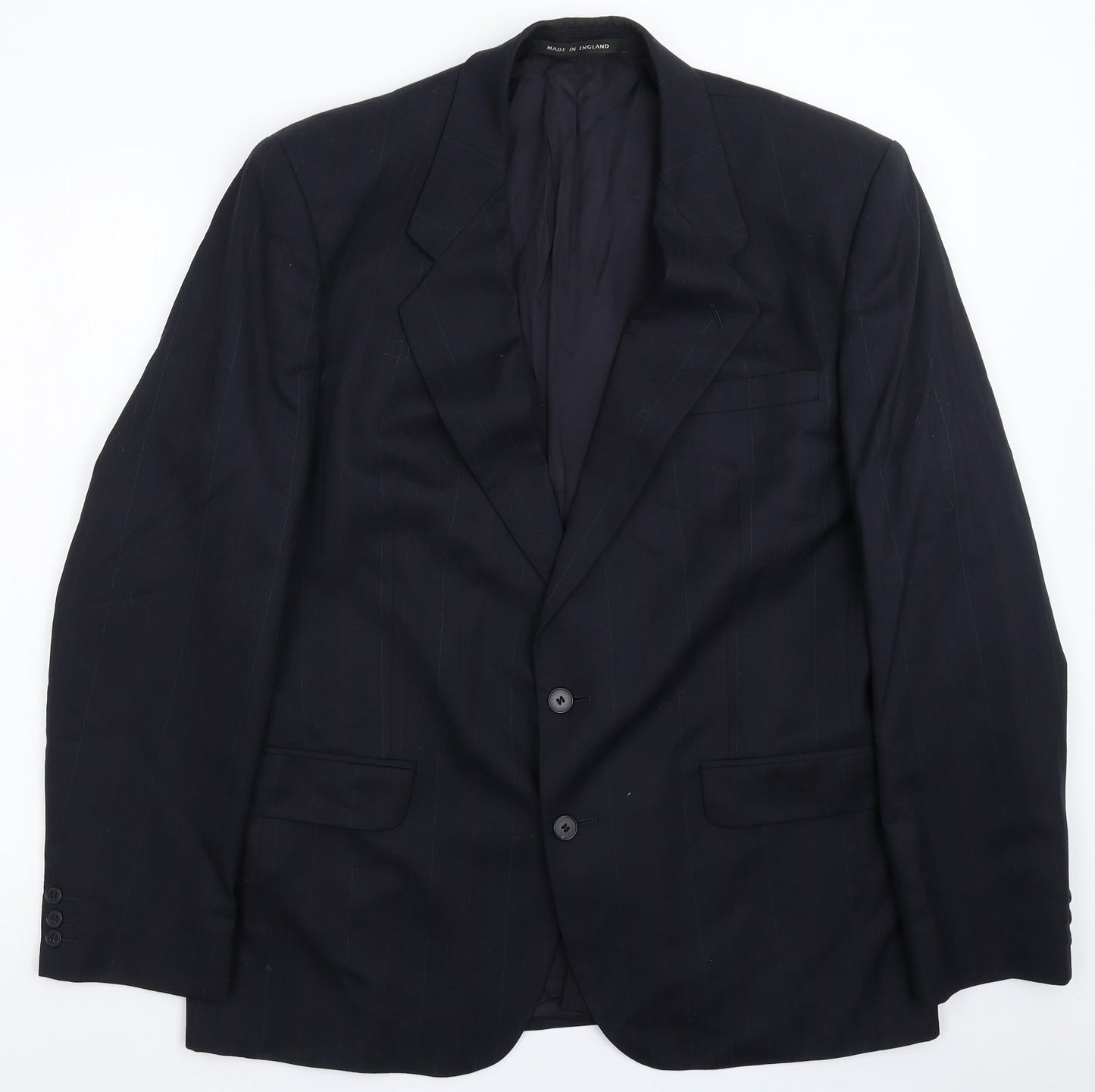 Mens UK Size 44 Greenwoods Regular Blue Suit Jacket