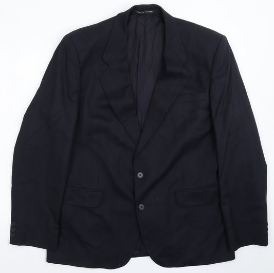 Mens UK Size 44 Greenwoods Regular Blue Suit Jacket