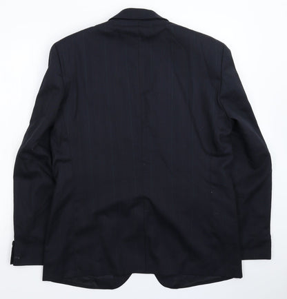 Mens UK Size 44 Greenwoods Regular Blue Suit Jacket